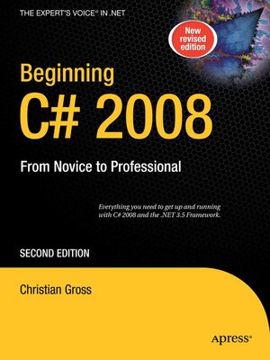 cover image of Beginning C# 2008